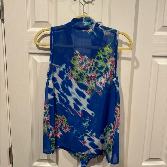 Sheer Peach Love Cream brand blouse - Picture 4 of 5